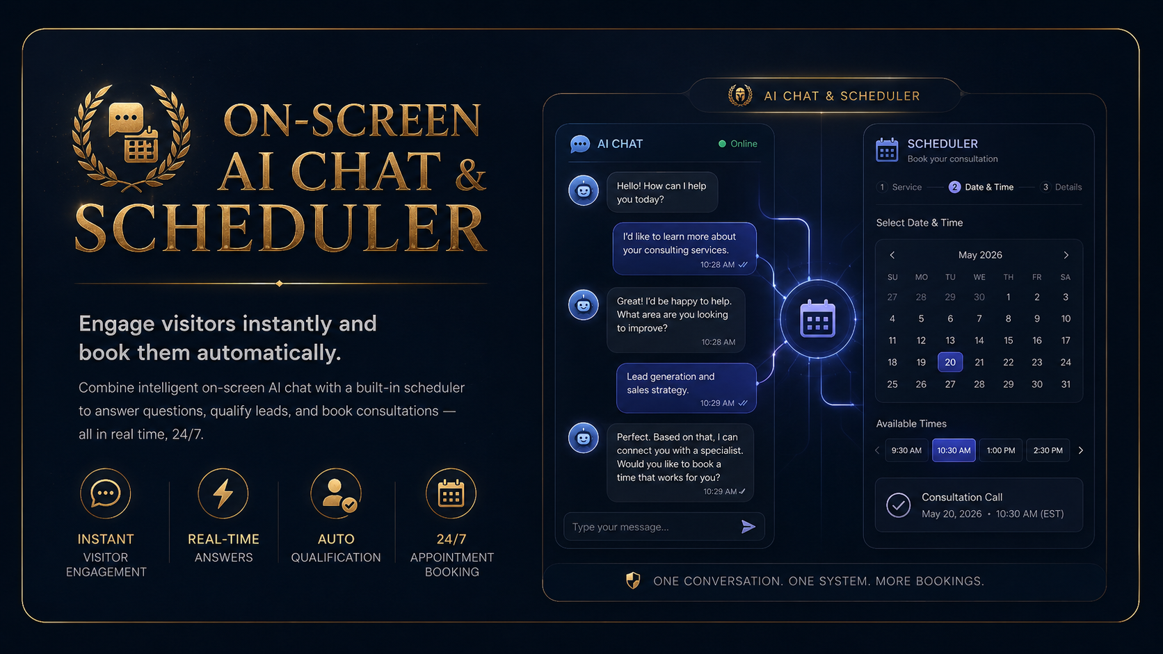 AI Chat & Scheduler