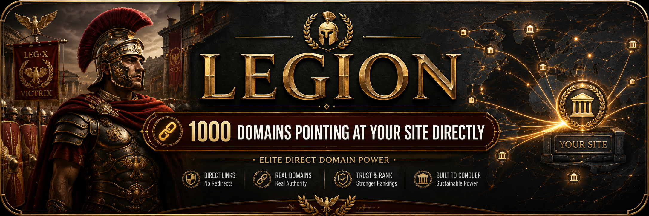 Legion: 1,000 Domains